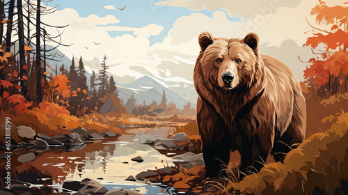 bear in wild forest © Adobe Contributor