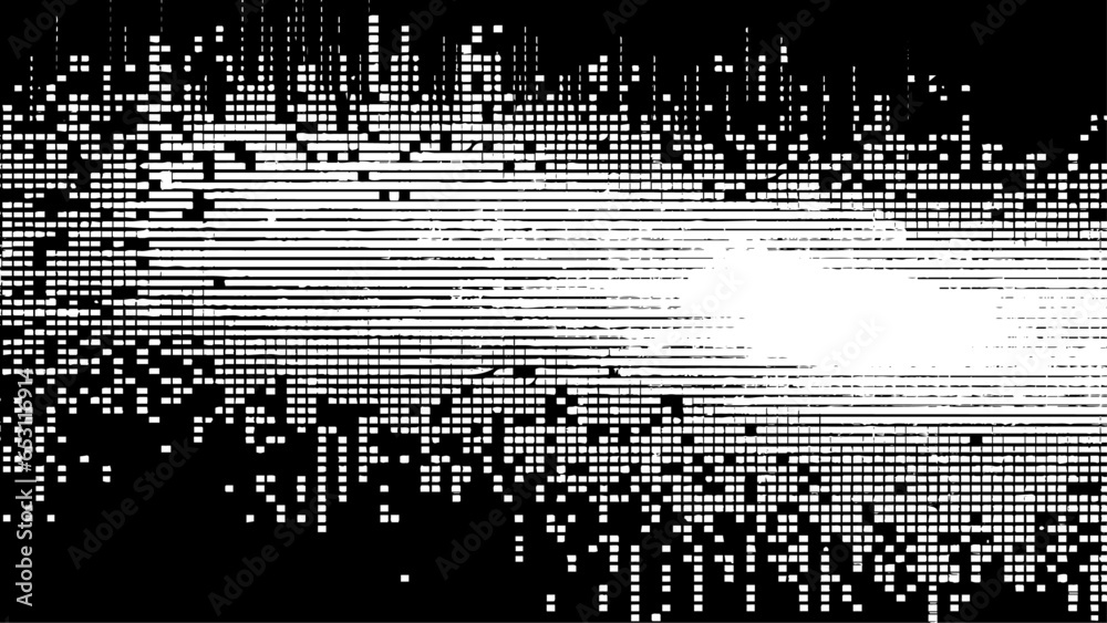 dust particle and dust grain texture on white background. distorted grange shape . Noise grungy logo . Trendy defect error shapes.  Mud splash grunge texture. Drift show. Overlay grunge texture.  - obrazy, fototapety, plakaty 