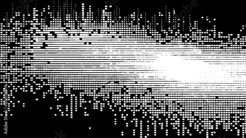 dust particle and dust grain texture on white background. distorted grange shape . Noise grungy logo . Trendy defect error shapes.  Mud splash grunge texture. Drift show. Overlay grunge texture. 