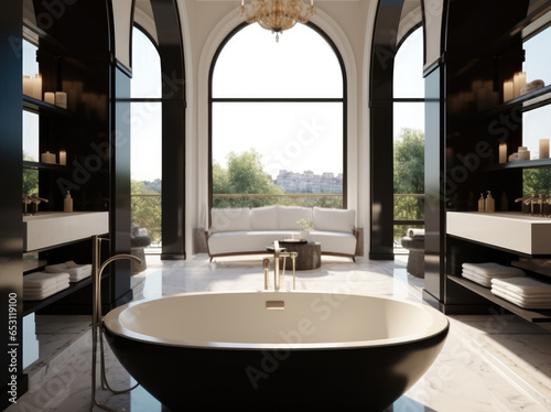 Modern Villa Bathroom, Element luxury.