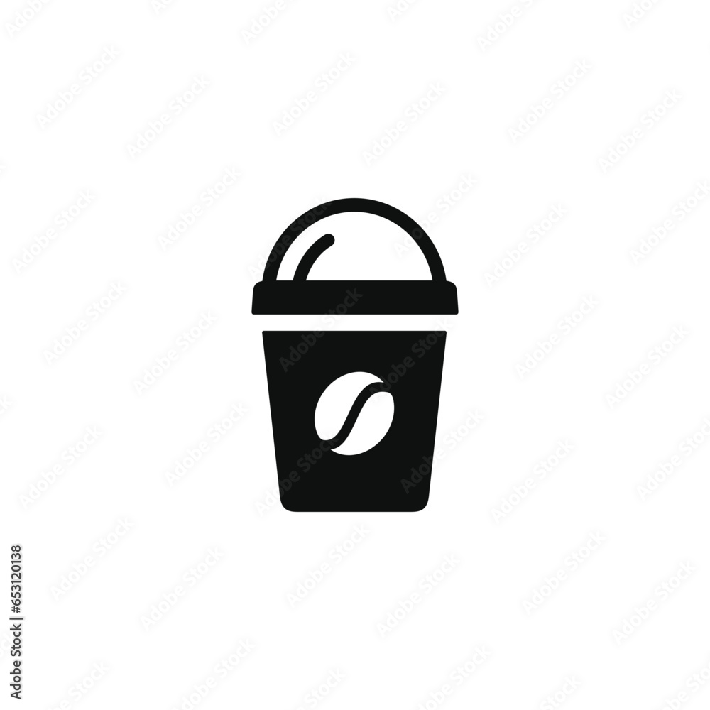 Coffee cup icon isolated on white background Coffee cup icon isolated on white background