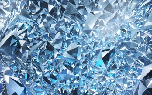 blue shiny diamond stone abstract background