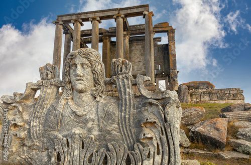 The ancient city Aizanoi and Temple of Zeus in Çavdarhisar photo