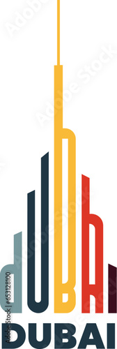 Dubai creative logo