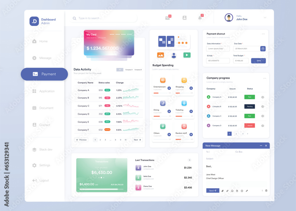 Infographic dashboard. UI design with graphs, charts and diagrams. Web interface template for business presentation. Infographic dashboard. UI design with graphs, charts and diagrams. Web interface template for business presentation.