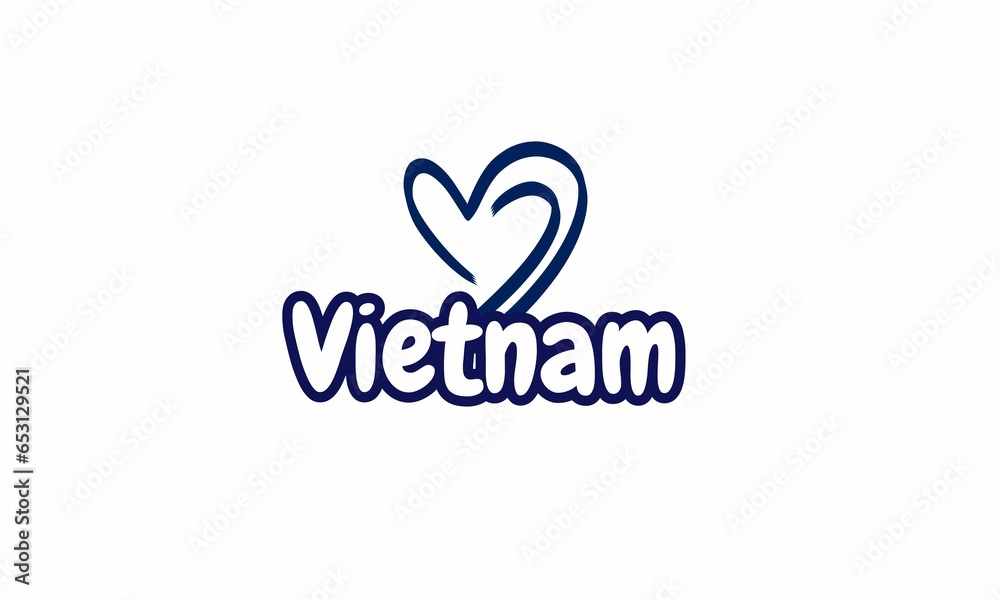 The heart shape Vietnam's rich patriotism and heritage with this stunning design.