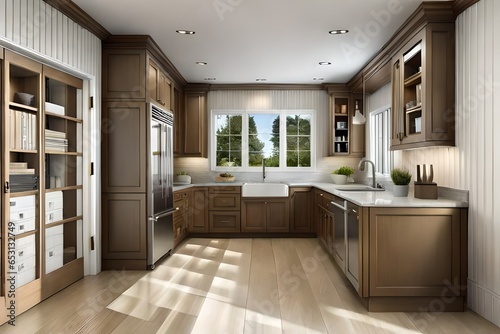 modern kitchen interior trendy