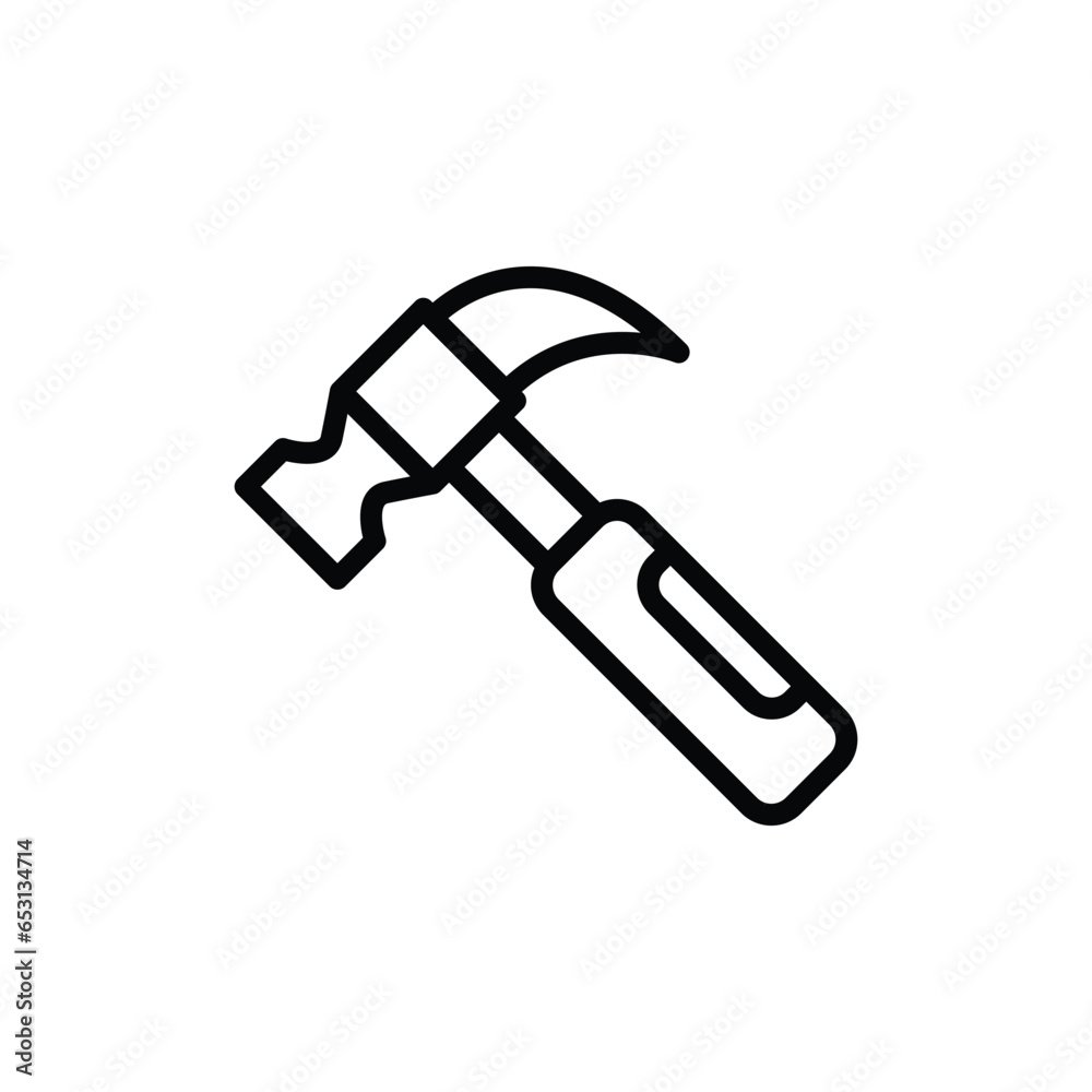 hammer icon design, illustration design hammer icon design, illustration design