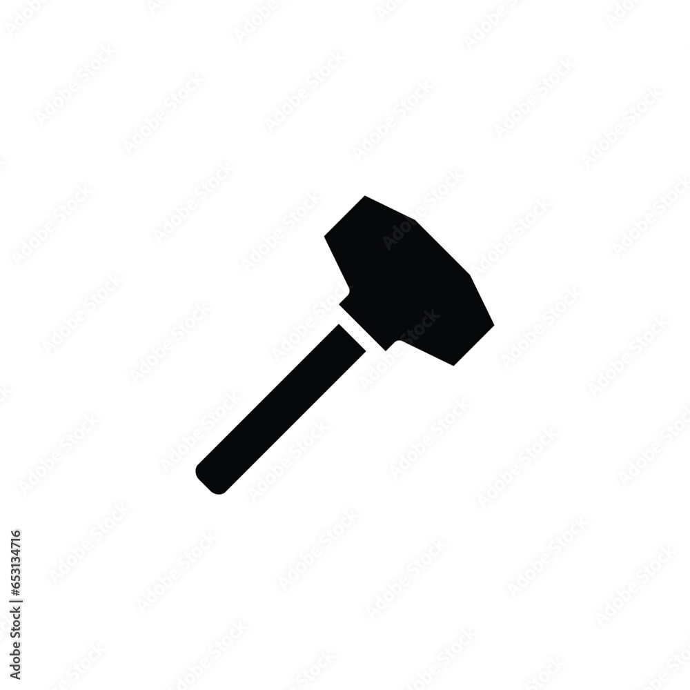 hammer icon design, illustration design hammer icon design, illustration design