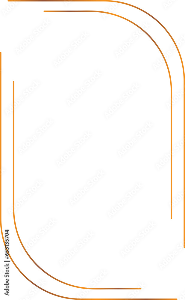 Fancy Gold Border Design Element Vector Fancy Gold Border Design Element Vector