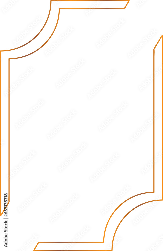 Fancy Gold Border Design Element Vector Fancy Gold Border Design Element Vector