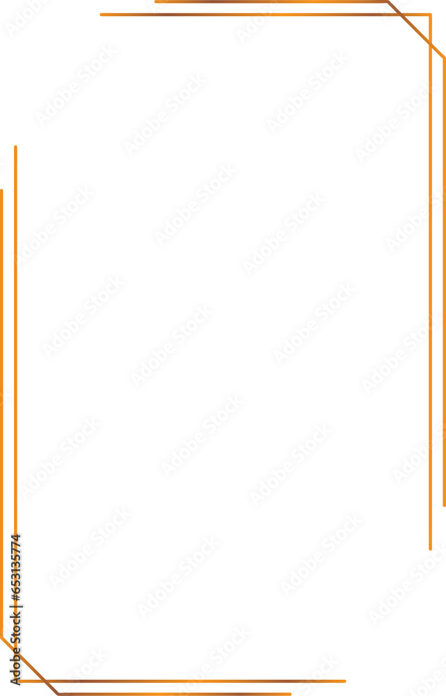 Fancy Gold Border Design Element Vector Fancy Gold Border Design Element Vector
