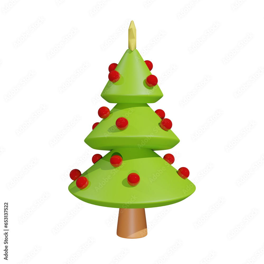 Cute 3d Christmas Tree Cute 3d Christmas Tree