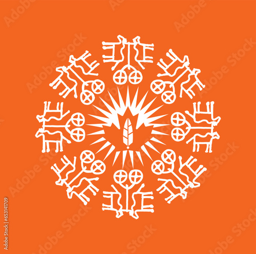 Every Child Matters. National Day for Truth and Reconciliation. Orange T-Shirt Day. 30th September. Vector Illustration.