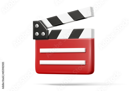 Film Director ClapBoard Cinema Equipment. PNG