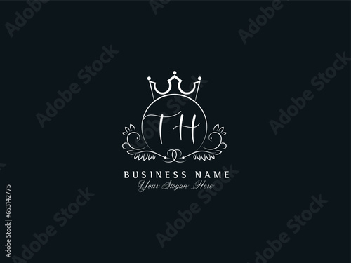 Luxury Th Vector Logo, Logotype Th ht Initial Feminine Business Logo For You