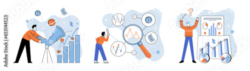Promotion discount sale. Vector illustration. Forecast of future sales, lighthouse guiding business decisions Flash sale online, unexpected carnival in world of online shopping Sales index, compass