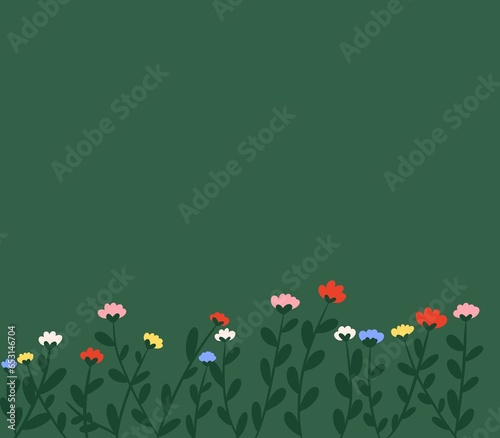 background with flowers
