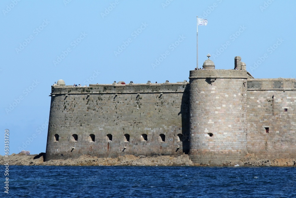 Le château du taureau en baie de Morlaix,Bretagne,finistère nord