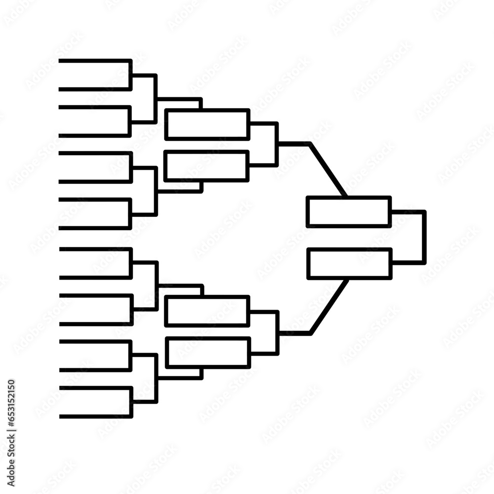Turnamen Bracket Template Turnamen Bracket Template