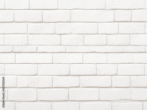 White brick wall texture background.