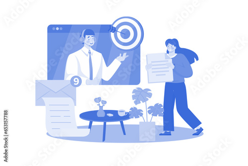 Employers schedule in-person or virtual interviews with qualified candidates.
