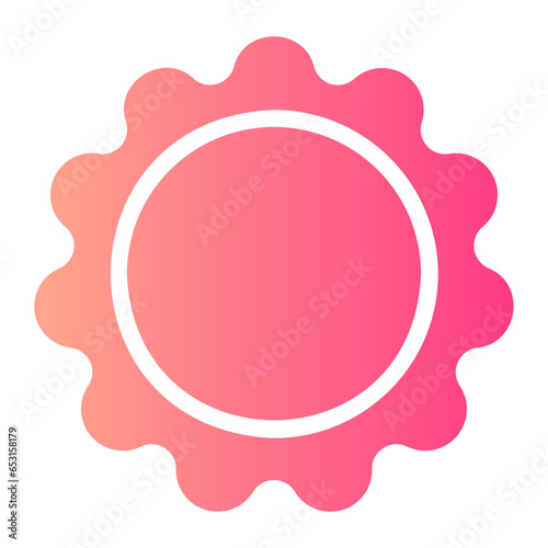 sun gradient icon