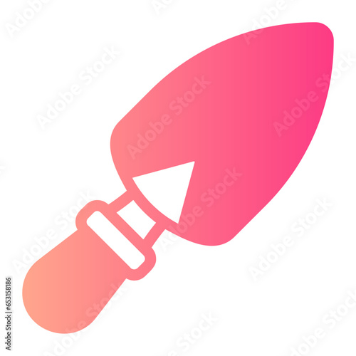 trowel gradient icon