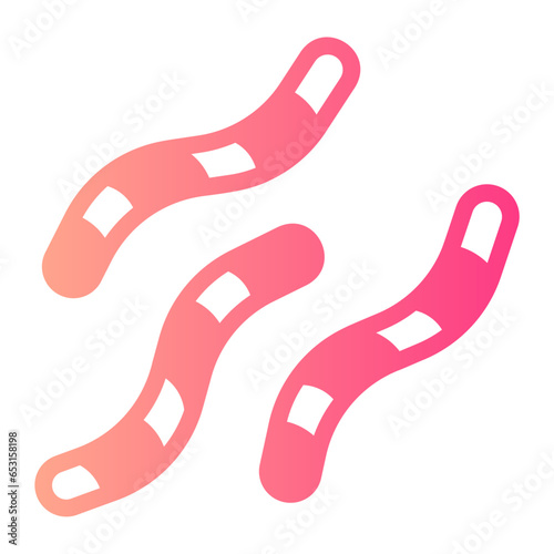 worm gradient icon