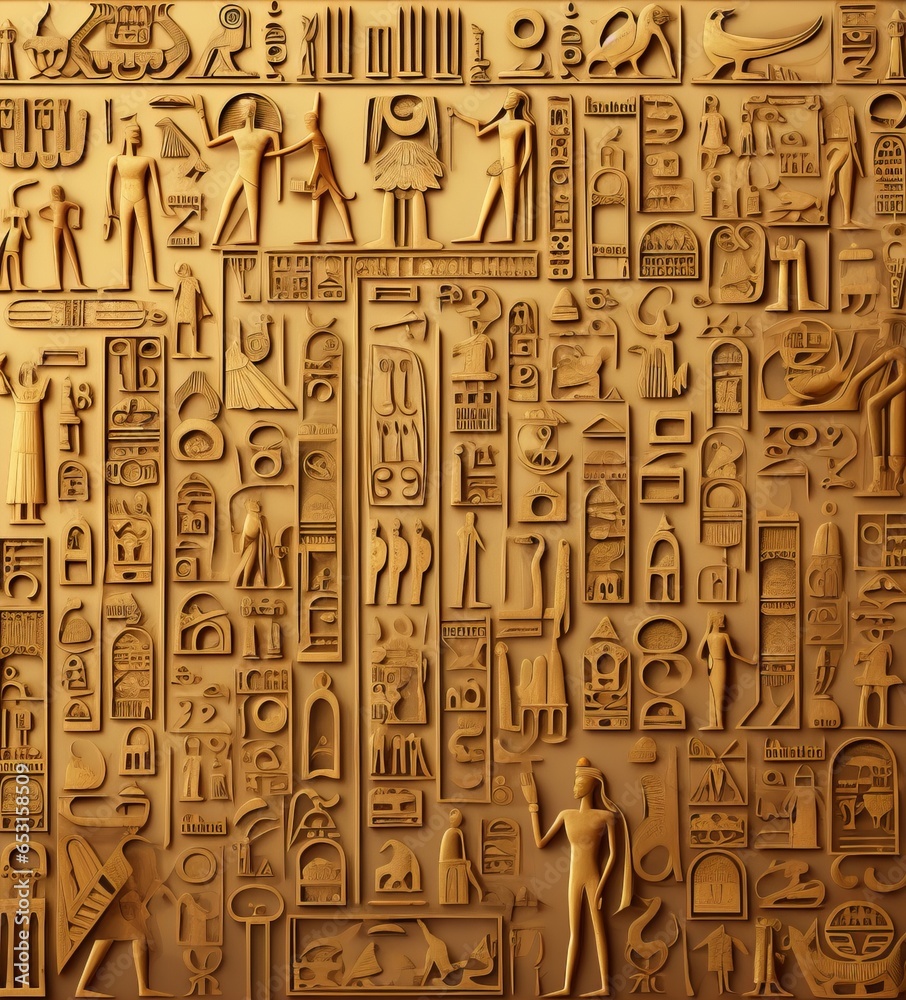 Hieroglyph background