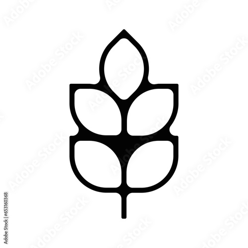 picto logo icones et symbole ecologie agriculture grain epis mais ble epais photo