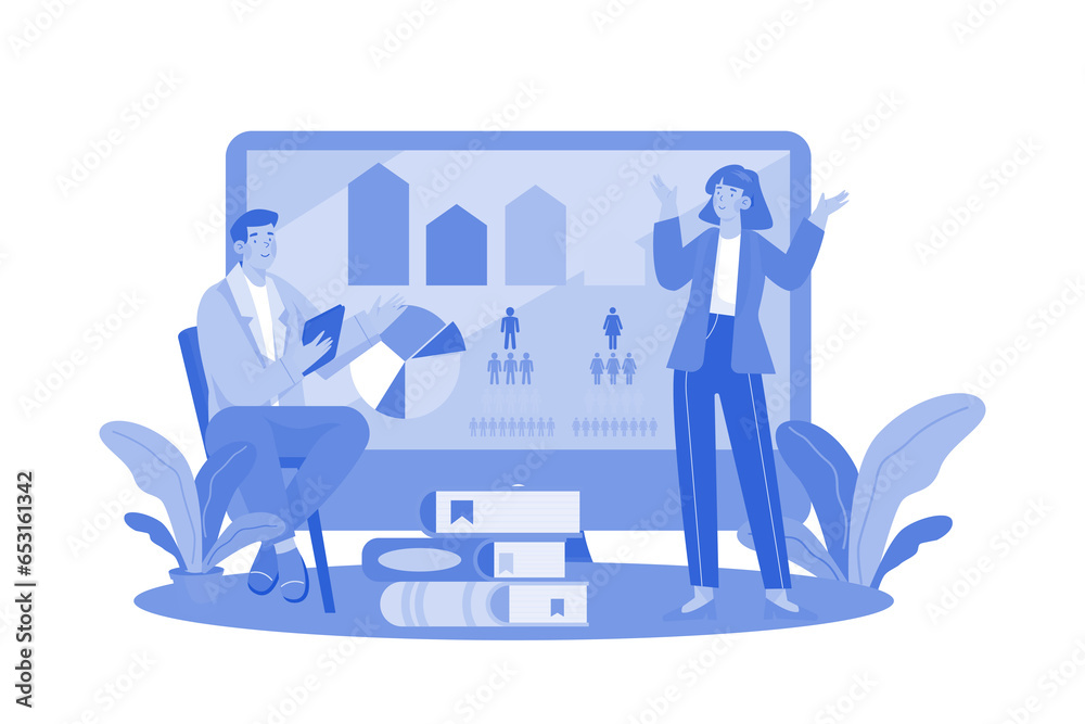 Market researchers analyze data on consumer behavior. Market researchers analyze data on consumer behavior.