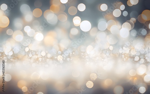 blurred lights and luxury dreamy bokeh background