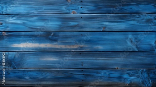 Blue wooden planks background 