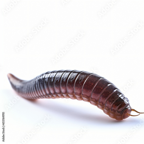 Palolo worm isolated on white background