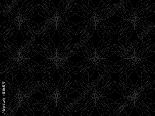 black and white seamless pattern