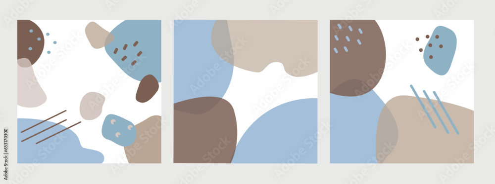 Abstract pattern background ,in blue and brown color for your design uses ,print or web.