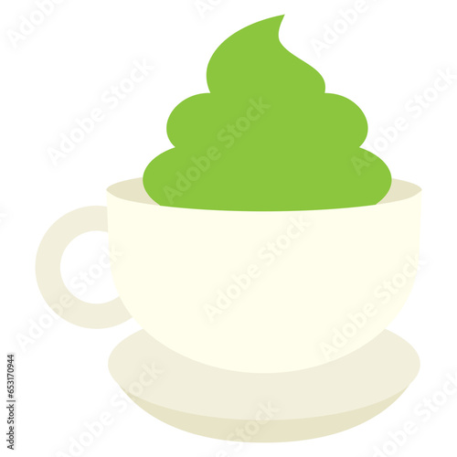 cup of wasabi sauce