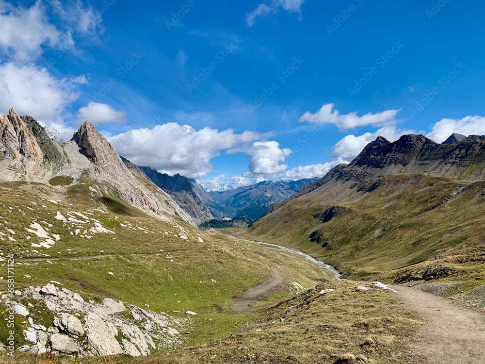 Panorama depuis le col de la Seigne