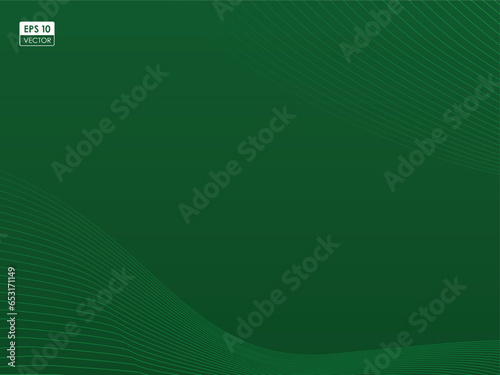 A simple green background with a vector format line effect, suitable for a presentation or banner background.