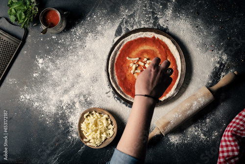 Konstfotografi Make a pizza