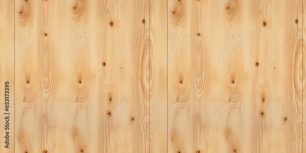 Fototapeta premium Old brown rustic light bright wooden fir texture wall table or parquet laminate floor - wood background panorama banner long, seamless pattern