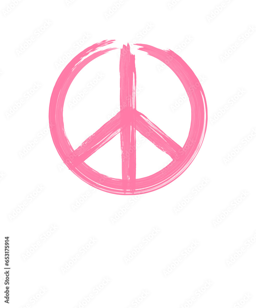 Peace Logo Symbol - Ölfarbe rosa
Peace Logo Symbol - Ölfarbe rosa