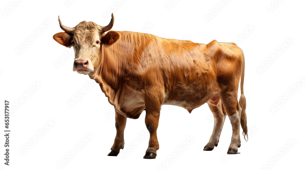 cow isolated on background, cutout cow isolated on background, cutout