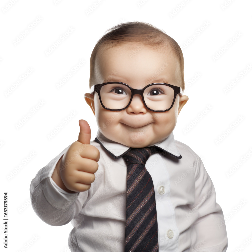 Cute baby giving a funny facial express and gesture Cute baby giving a funny facial express and gesture