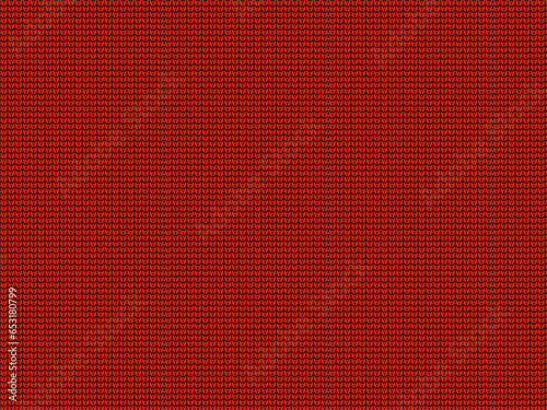seamless winter Christmas background in the texture of a warm red knitted sweater