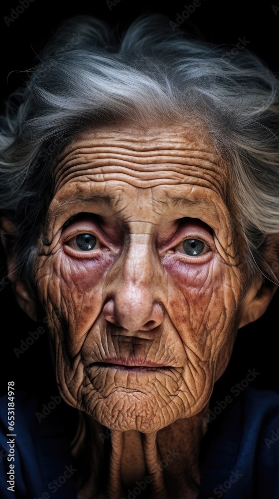 portrait of an old woman