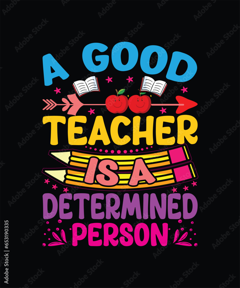 teacher t-shirt design, student, primary, study, education, classroom, card, poster, typography, first, love, 100 day, welcome,  