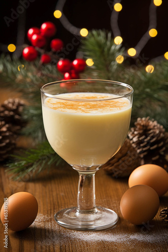 Homemade White Holiday Eggnog