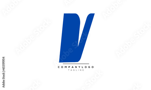 Alphabet letters Initials Monogram logo V, V INITIAL,V  letter